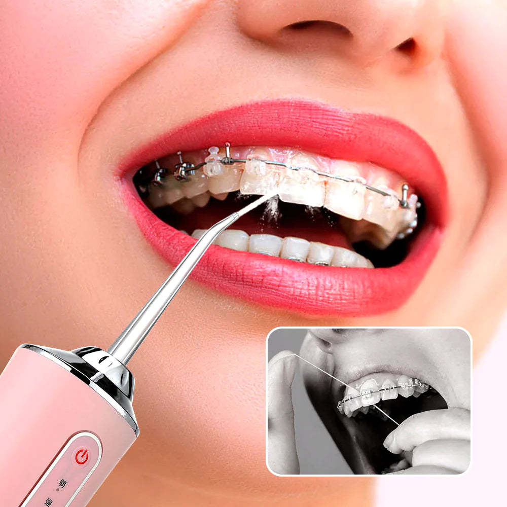 Irrigador OralFlow® | Dientes Blancos & Higiene Profunda + Accesorios Grátis - 50% DE DESCUENTO