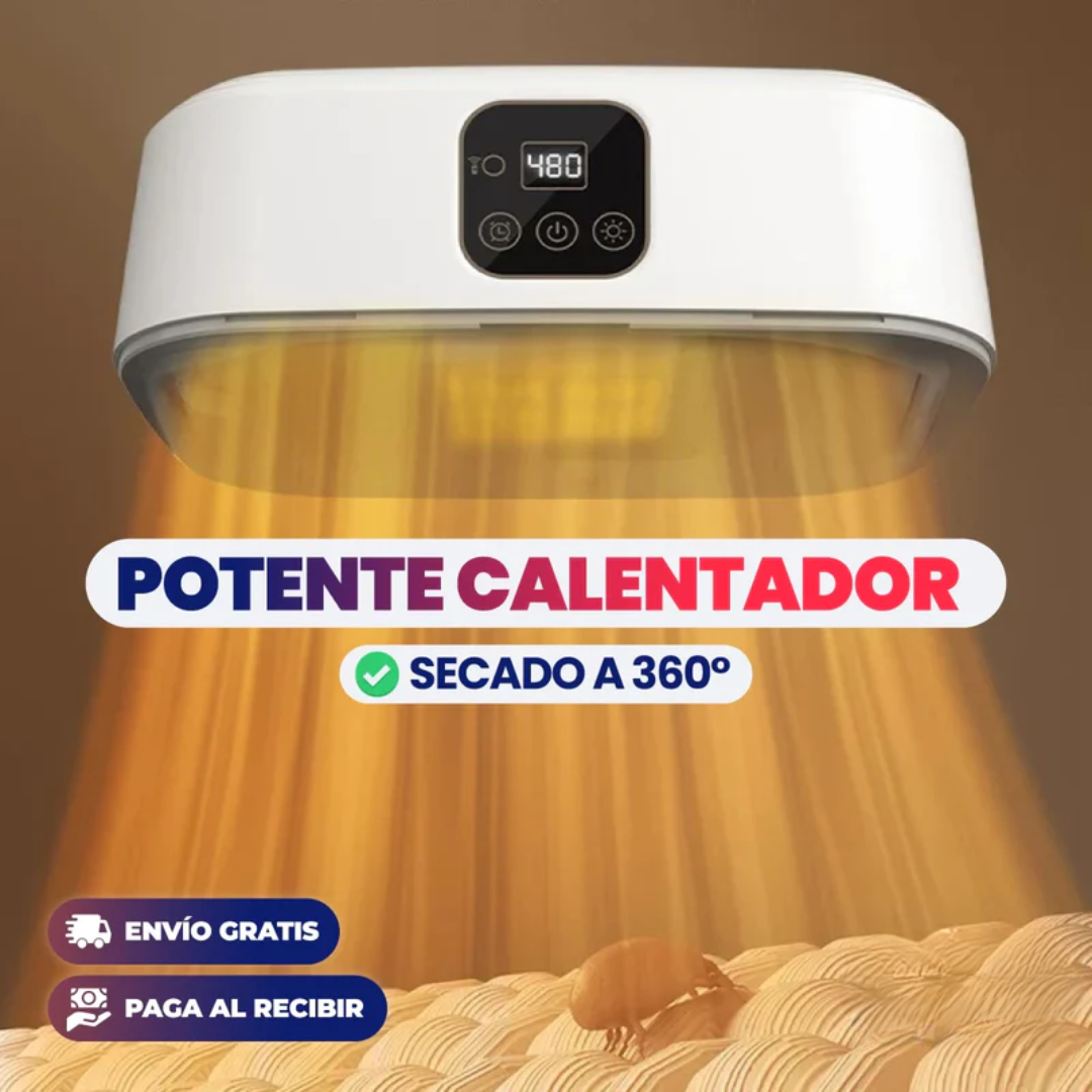 Secadora Portatil inteligente Con temporizador y con Luz UV - (Hasta 10 KG)