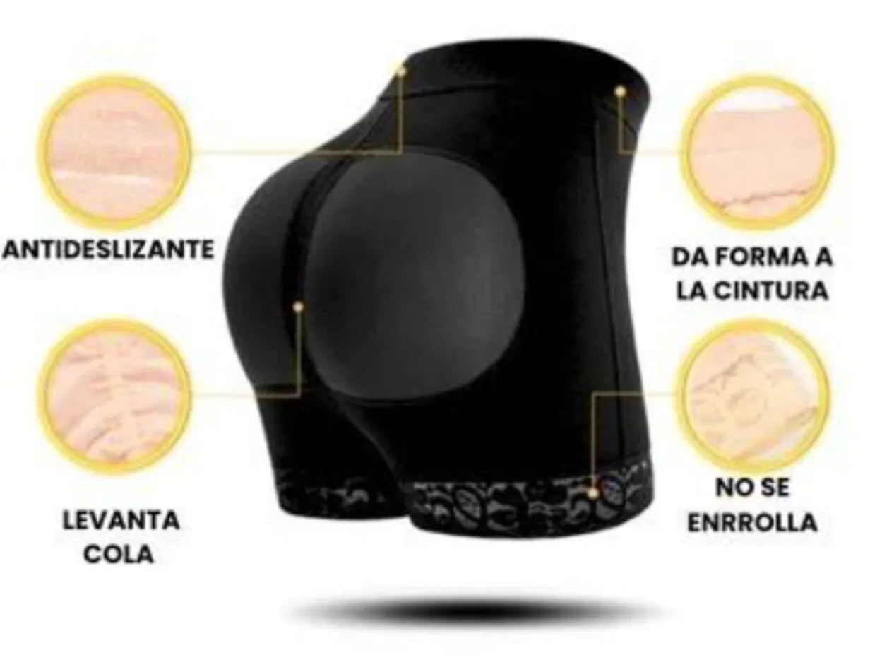 SHORT FAJA REDUCTOR - LEVANTA COLA Y CONTROL DE ABDOMEN