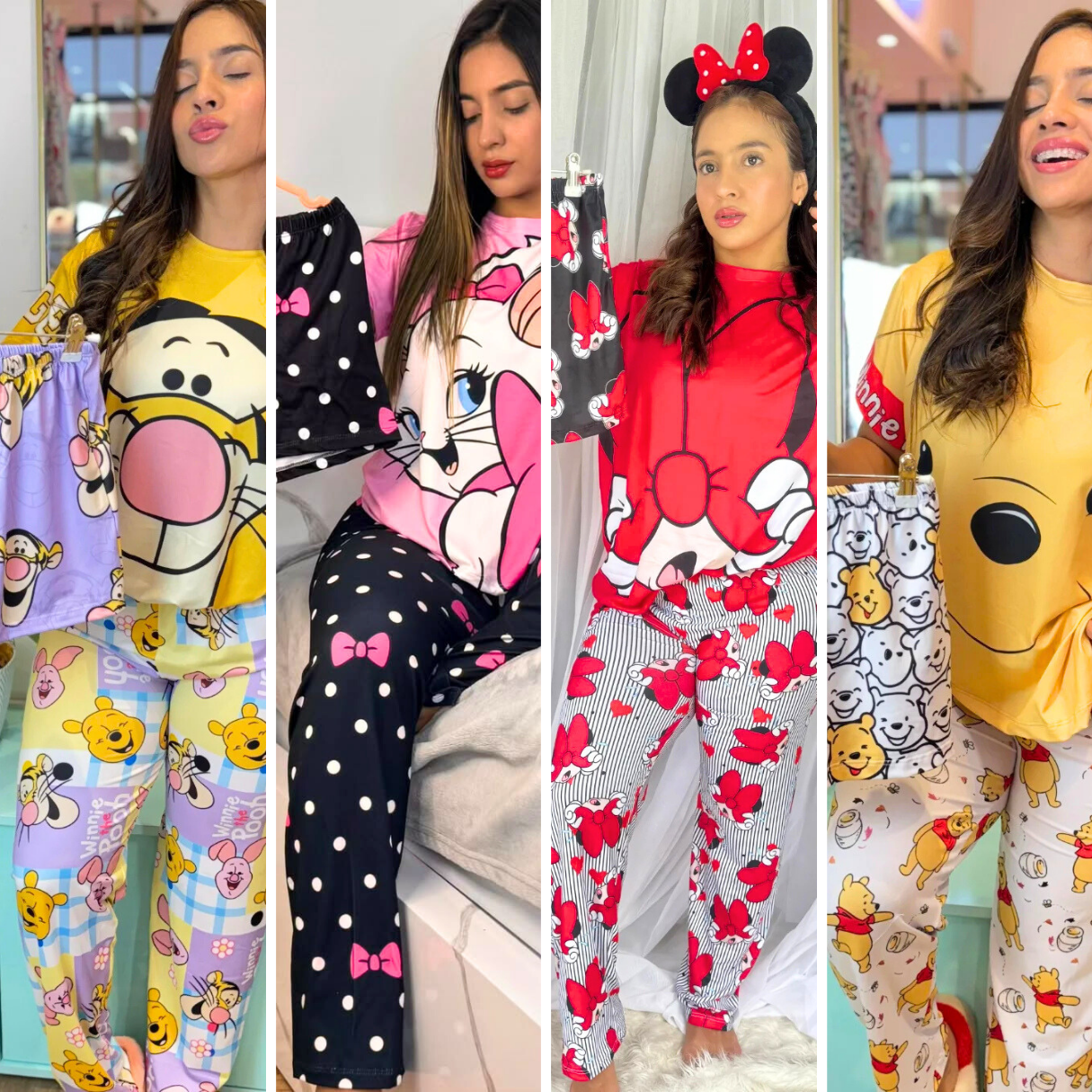 Combo x4 Pijamas de 3 Piezas еn Ріеl dе Durаznо – Suavidad y Estilo que Enamoran 🔥