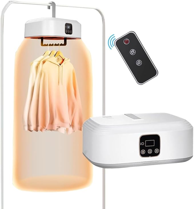 Secadora Portatil inteligente Con temporizador y con Luz UV - (Hasta 10 KG)