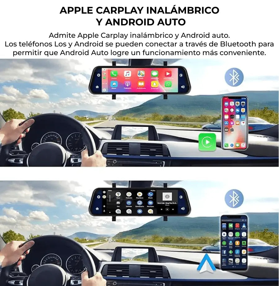 Espejo Retrovisor Dual cámara Full HD - 50% DESCUENTO HOY