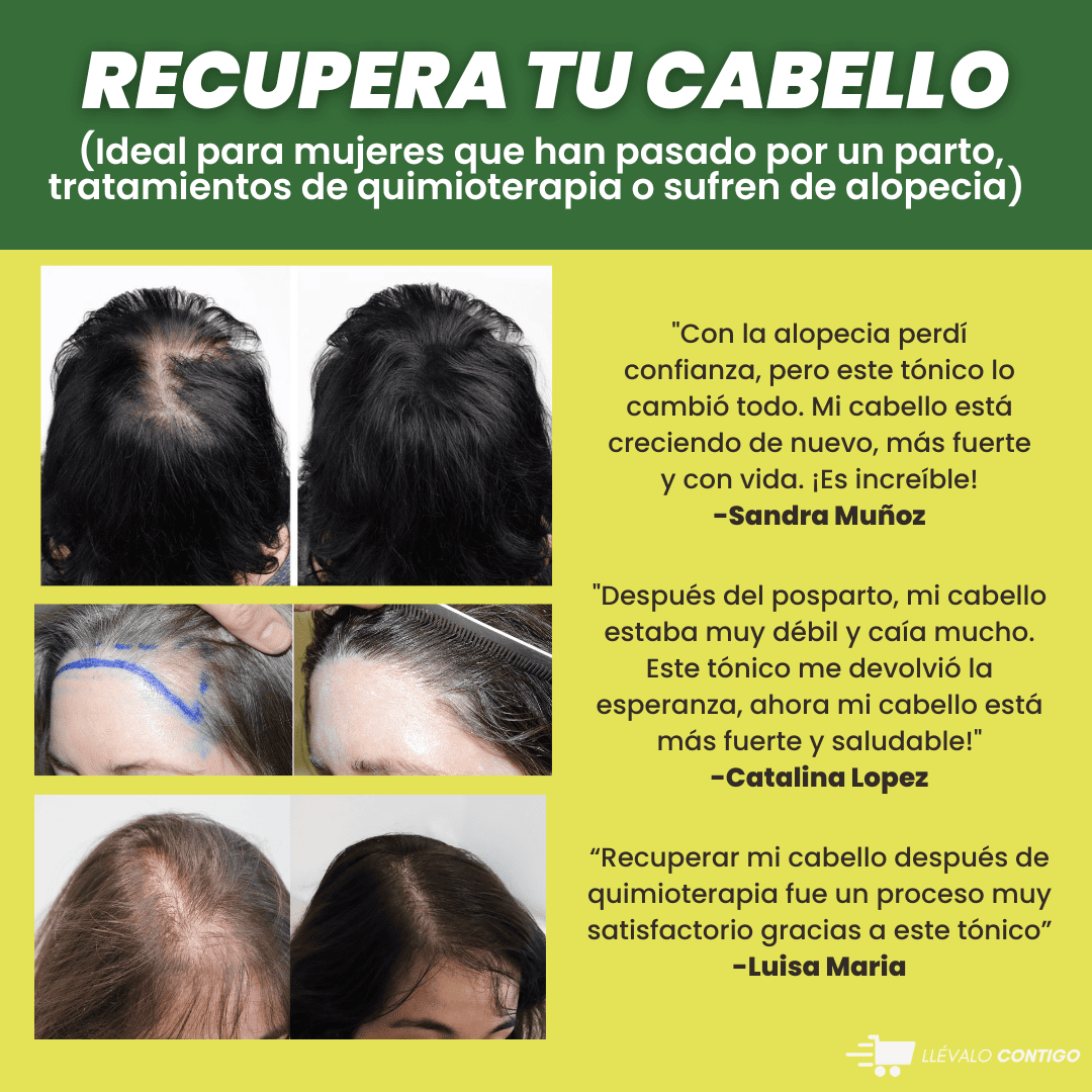 Tónico Crecimiento de Cabello - PAGA AL RECIBIR