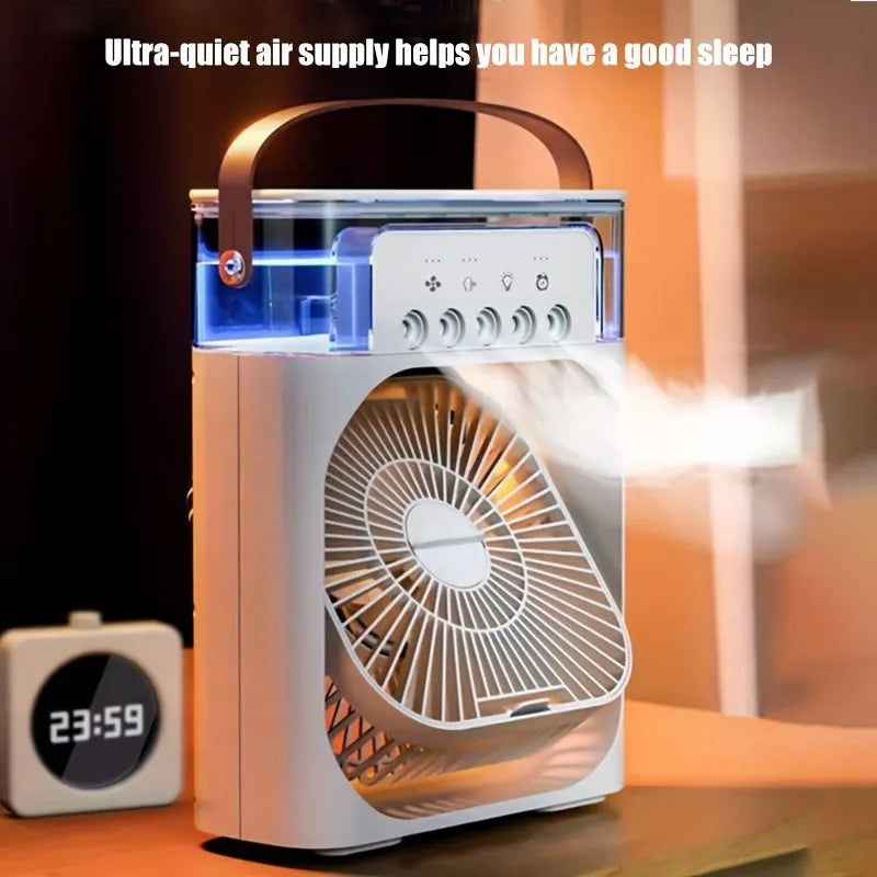 Ventilador Portátil Con Humidificador - 50% DESCUENTO HOY