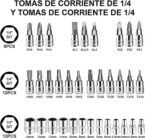 Kit Herramientas 46 Piezas Profesional - 50% DESCUENTO