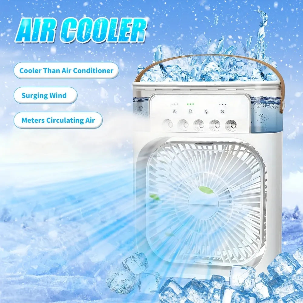 Ventilador Portátil Con Humidificador - 50% DESCUENTO HOY