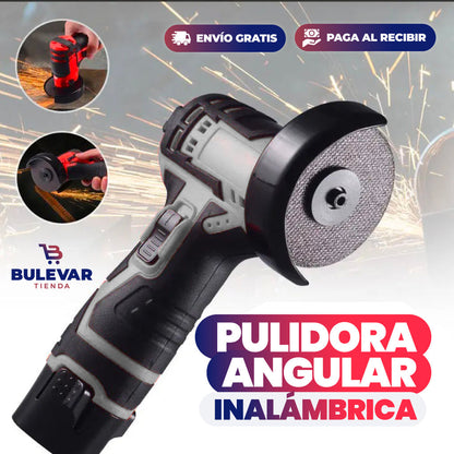 PULIDORA, CORTADORA, AMOLADORA INALÁMBRICA + 2 BATERIAS