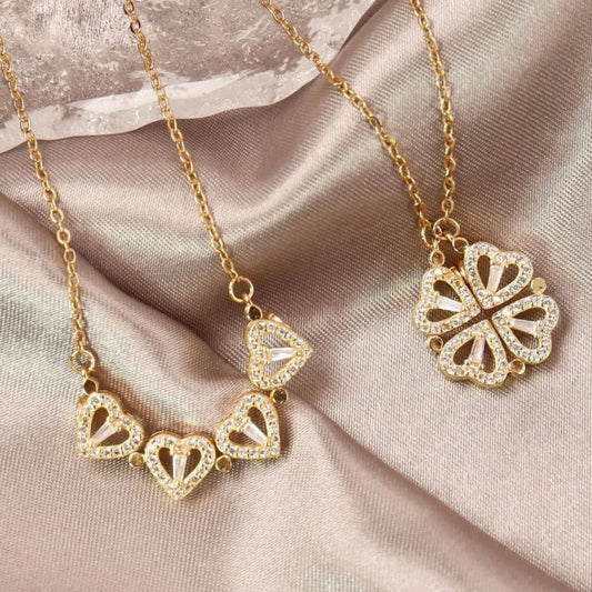 Collar Amor y Fortuna - Baño en Oro 18k 🍀❤️‍🔥