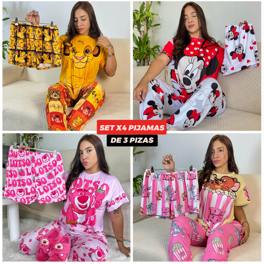 Combo x3 Pijamas de 3 Piezas еn Ріеl dе Durаznо – Suavidad y Estilo que Enamoran 🔥