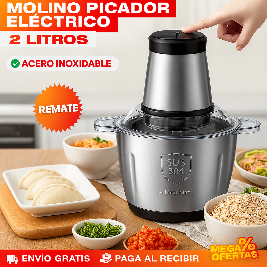 PICADORA ELECTRICA PROCESADOR DE ALIMENTOS