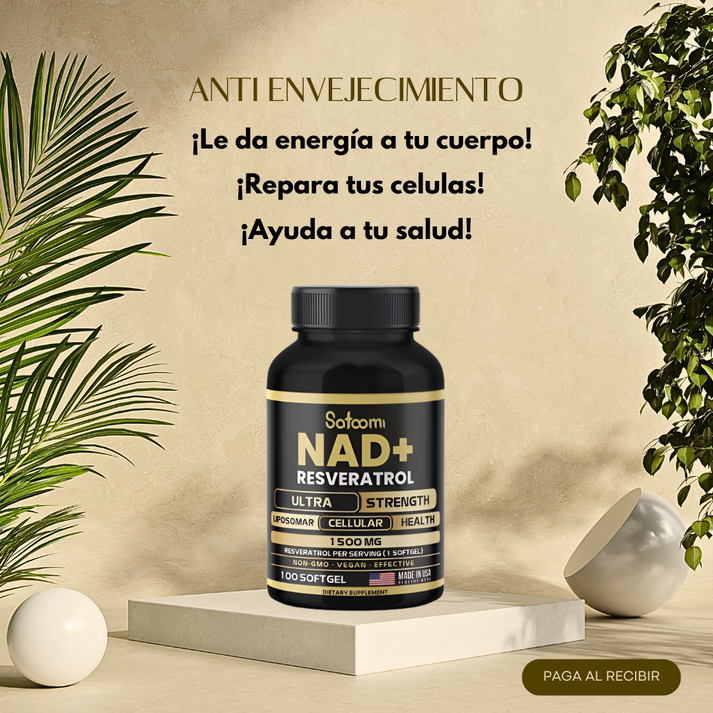 NAD+RESVERATROL ANTIENVEJECIMINETO