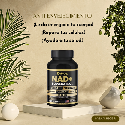 NAD+RESVERATROL ANTIENVEJECIMINETO