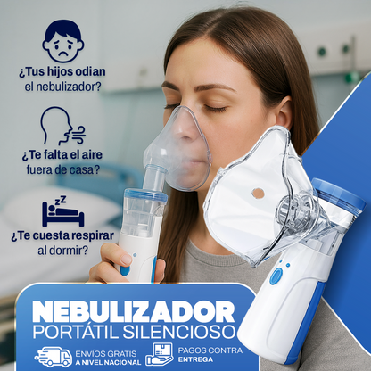 Nebulizador Portátil Silencioso - 50% DESCUENTO HOY