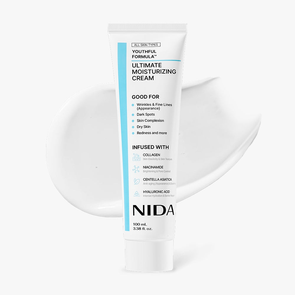NIDA Crema Hidratante Ultimate – Con Colágeno y Ácido Hialurónico (100ml)