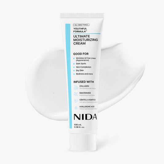 NIDA Crema Hidratante Ultimate – Con Colágeno y Ácido Hialurónico (100ml)