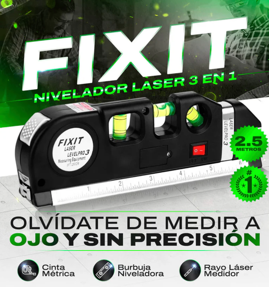 Medidor Láser 3 en 1 – Precisión, Rapidez y Versatilidad en tus manos