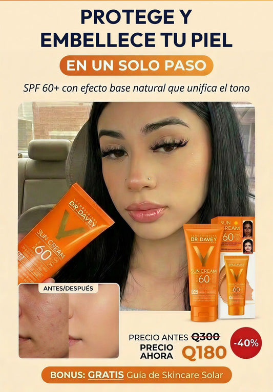 Protector Solar efecto Base DR.DAVEY 🤩 Аntі-Еnvејесіmіеntо [ÚLTIMAS UNIDADES]