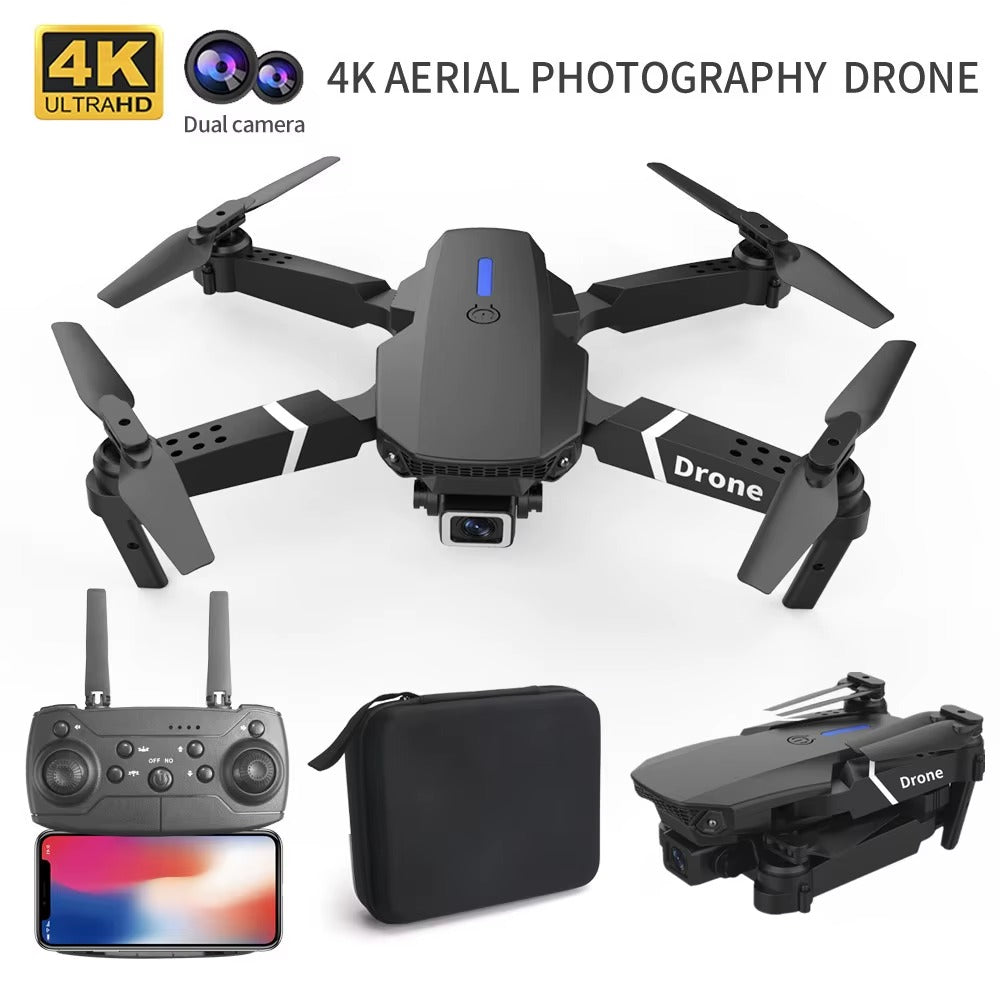 Drone Profesional 4K UltraHD – Doble Cámara y Diseño Plegable