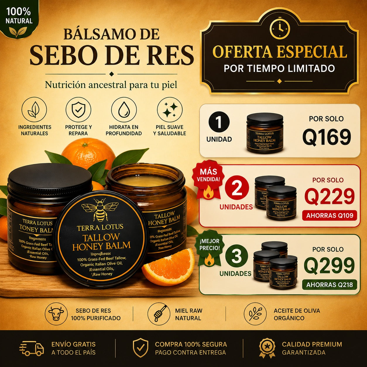 SEBO DE RES LOTUS - OFERTA ESPECIAL